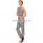 Fashion geometric print design wholesale one shoulder women jumpsuit