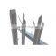 Factory supply garden security colorful palisade fence