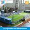 Colorful British football field scale model layout