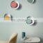 Nordic simple modern creative color round macaron lunar eclipse wall lamps for decoration