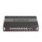 120W 16 Port 100M  Ethernet POE Switch  +2 Gigabit RJ45 PoE Port For IP Camera