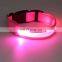 2021 Custom High Quality Eco Friendly Luxury Designer Nylon Adjustable Personalized Led Pets Collars
