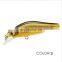 5.0cm 4.5g 6 colors 3D Bionic eyes Saltwater Fish Baits with Treble Hooks Sinking Quivering Minnow Bait Fishing