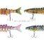 Hot sale lure fish 12cm 24g  dip material 8 section bait sea fishing lure simulation bait