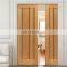 Double leaf interior wood door fire rated pocket door