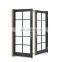 Aluminum double swing door aluminum frame glass door