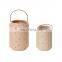 K&B modern house decorative ceramic lantern retro style ceramic lantern with handle