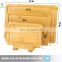 Bamboo Cutting Boards for Kitchen, Premium Bamboo Cutting Board set,Set of 3 Piece with Holder