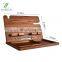 Multifunction bamboo wood phone docking station cell phone stand watch holder