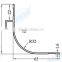05118 Aluminum corner edge / Corner protector for refrigerator truck body / Aluminum high quality Angle Profile