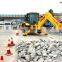 Digging And Loading Machinery With Various Attachments Mini Tractor Backhoe Loader