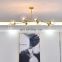 Modern LED Chandelier Lighting Living Room Kitchen Loft Villa Glass Ball Nordic Hanging LED Pendant Lamp