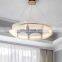 Indoor Living Room Decorative Pendant Light Iron Acrylic Modern Luxury Hanging Lamp Chandelier for Hotel Office