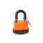 Cheap Price Durable Orange ABS Plastic Coated Safety Door Brass Padlocks Key