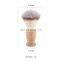 Vegan Stainless Steel Wooden Handle Wet Shave Natural Synthetic Shaving Barber Brushes