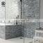 Portable high quality aluminum flat open shower room with sliding rod housing