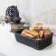 HBK wholesale deep brownness fruit bread rattan basket for plastic and iron lining