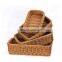 wholesale cane proofing weave wicker picnic round kitchen woven bread rattan basket