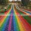 Amusement Farm Park  Rainbow Slide New Unpower Slide