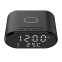 15W drahtlose Ladestation, Desktop-Uhr mit Temperaturanzeige, LED-Digitalanzeige, intelligente Desktop-Weckuhr