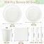 175-Piece Disposable Party Tableware Kits - Plates, Cups & Cutlery for Bulk Orders