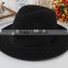 Black /Brown 56-58cm Popular European style wool dome hat cheap mens vintage fedora hats wholesale