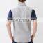 T Shirts Stripes Designs Contrast Sleeve Collared Mens Polo Shirt