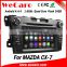 Wecaro in dash 2 din touch screen Android 4.4.4 radio multimedia car dvd player for mazda cx 7 car dvd gps navigation system