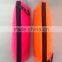 Osini 2016 professinal design Fashion Creative Custom fluorescenc color zipper triangle pencil bag pouch Stationery bag