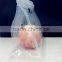 clear 8 side seal plastic bag with air hole and zip slider for vegetables and fruits packaging