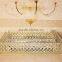 AN370 ANPHY European Style Noble Wedding Cosmetics Decoration Three Sizes Crystal Plate Tray Holder Display Stock