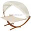 KD Design Swing Solid Wooden Patio Sunshade Hammock