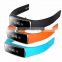 smart wear bluetooth bracelet hand ring-like pedometer black android movement