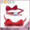 2016 new design baby christening hair band lovely bands fashion source hand with bow