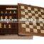 High Glossy Finish 2 in 1 Chess Set Wooden