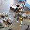  6 color pad printing machine parts with flame system pad printer on plastic tampo printing with conveyor LC-SPM6-150/20