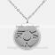 New arrival Stainless Steel antique silver open locket