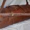 Vintage Gym Duffle Bag Indian Handmade Real Leather Travel Luggage Bag