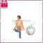 New Product Poncho Plastic Keyrings Baseball
