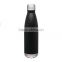double wall stainless steel vacuum cola shape sports water bottle