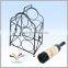 China Supplier Hot Selling Good Quality Sturdy Unique Attractive Metal Dinosaur Wine Bottle Rack