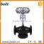 Electric flange control valve Double oriented electric control valve