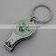 Hot sale fashion custom metal keychain nail clip