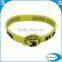 Custom bulk cheap glow watch shaped silicone wristband