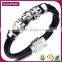 New 2016 Product Idea Leather Leopard Animal Bracelet For Men