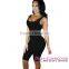 Wholesale Grey Slimming Effect Sport Fitness Leggings with Mesh