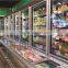 3 meters dual-temperature multideck display freezer refrigerator showcase