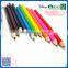 7" paint barrel pencil with various color