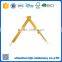 Customized geometric wood rulers set with compasses for teaching