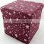 Cube Folding Colorful Storage Ottoman